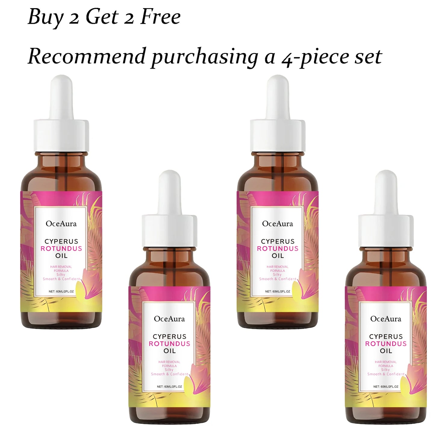 60ML Body Hair Removal Essence Oil Gentle Cleaning Soothing Nourish Moisturizing Relief Discomfort Non-irritating for Daily Care