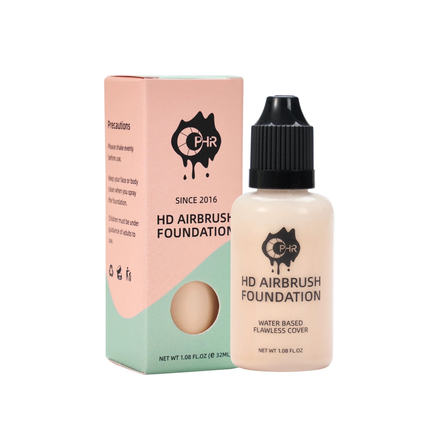 OPHIR Professional Airbrush Foundation 30ml/Bottle 7 Colors for Choose Spray Air Makeup Foundation for Airbrush Kit TA007