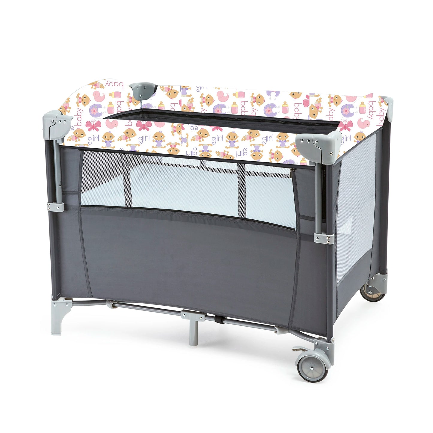 Pack n Play Portable Playard with Bassinet Baby Travel Crib with Changing Table Newborn to Toddler Folding Nursery Bed Playpen