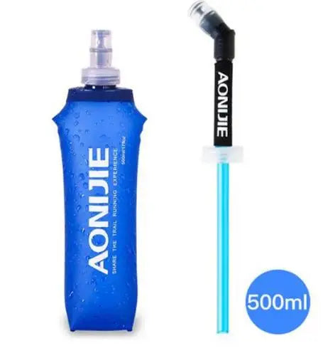 AONIJIE 170ml 200ml 250ml 500mml 350ml 600ml Running Sport Bicycle Soft Water Bottle Folding TPU Soft Flask Water Bag Cup