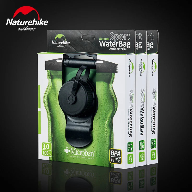 Naturehike 3L Foldable Water Bags Water Bladder Hydration Pack Storage Bag Running Mountaineering Hiking Water Bags NH30Y030-D