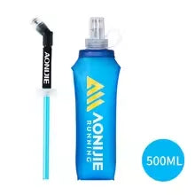 AONIJIE 170ml 200ml 250ml 500mml 350ml 600ml Running Sport Bicycle Soft Water Bottle Folding TPU Soft Flask Water Bag Cup