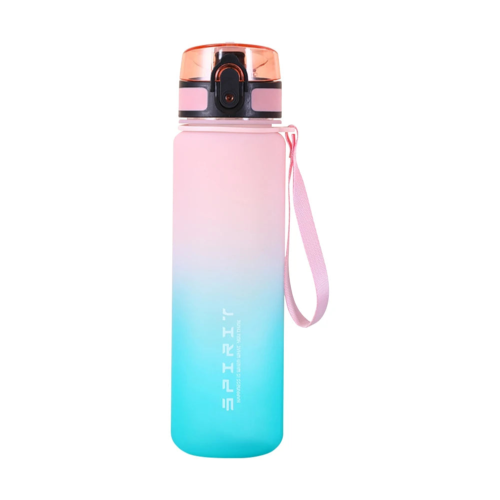 Reusable Water Bottles with Handle Travel Water Cup Large Capacity Dazzling Color Water Bottle for Fitness Gym Outdoor Sports