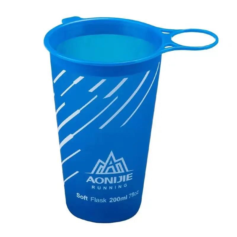 AONIJIE 170ml 200ml 250ml 500mml 350ml 600ml Running Sport Bicycle Soft Water Bottle Folding TPU Soft Flask Water Bag Cup
