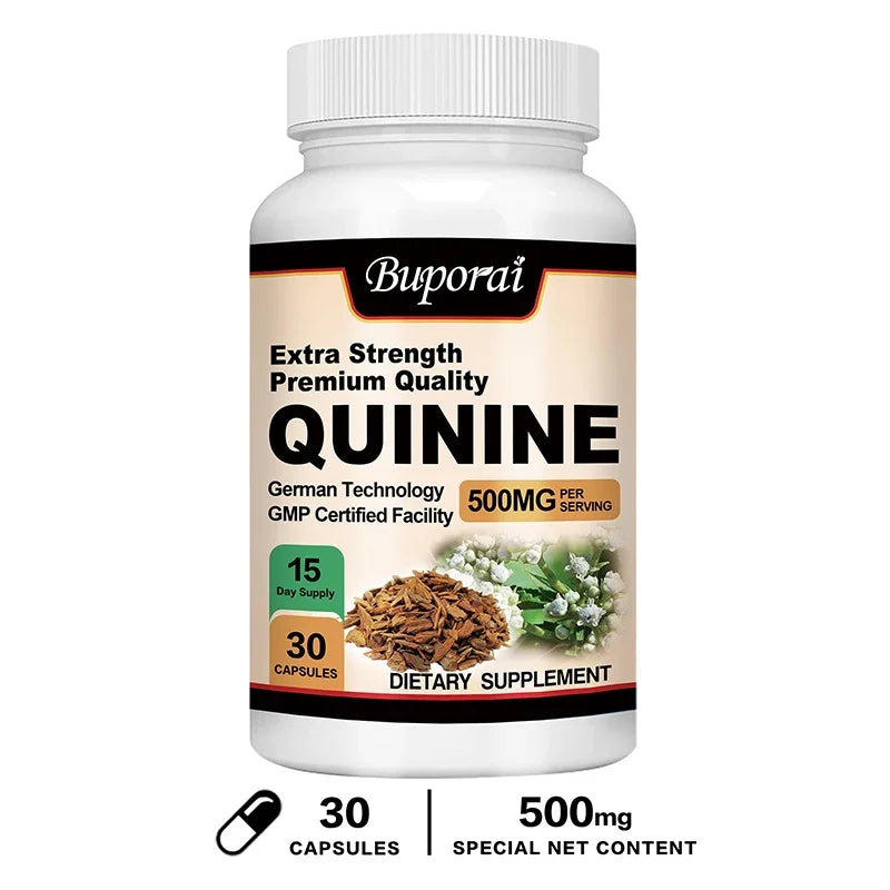 Quinine - Relieves Leg Cramps, Promotes Digestive Health, Made in The USA