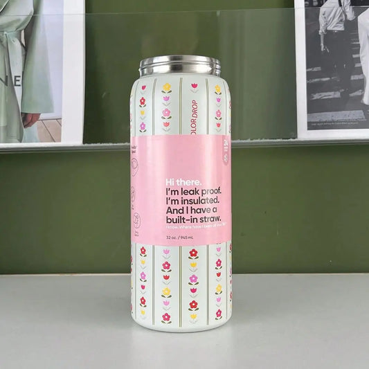 950ml Cup Vacuum Flasks Thermoses Water Bottle Drinkware Thermo Tumbler Stainless Steel Thermal Mug Cold Hot Coffee