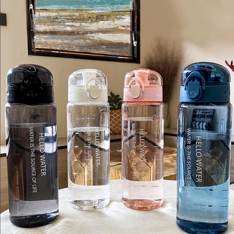 1pc Spring Summer 780ml Large Capacity Portable Water Bottle for Drinking Tea Mug Outdoor Sport Camping Supplies