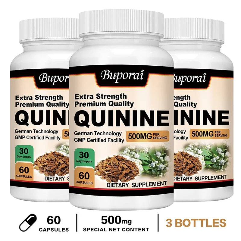 Quinine - Relieves Leg Cramps, Promotes Digestive Health, Made in The USA