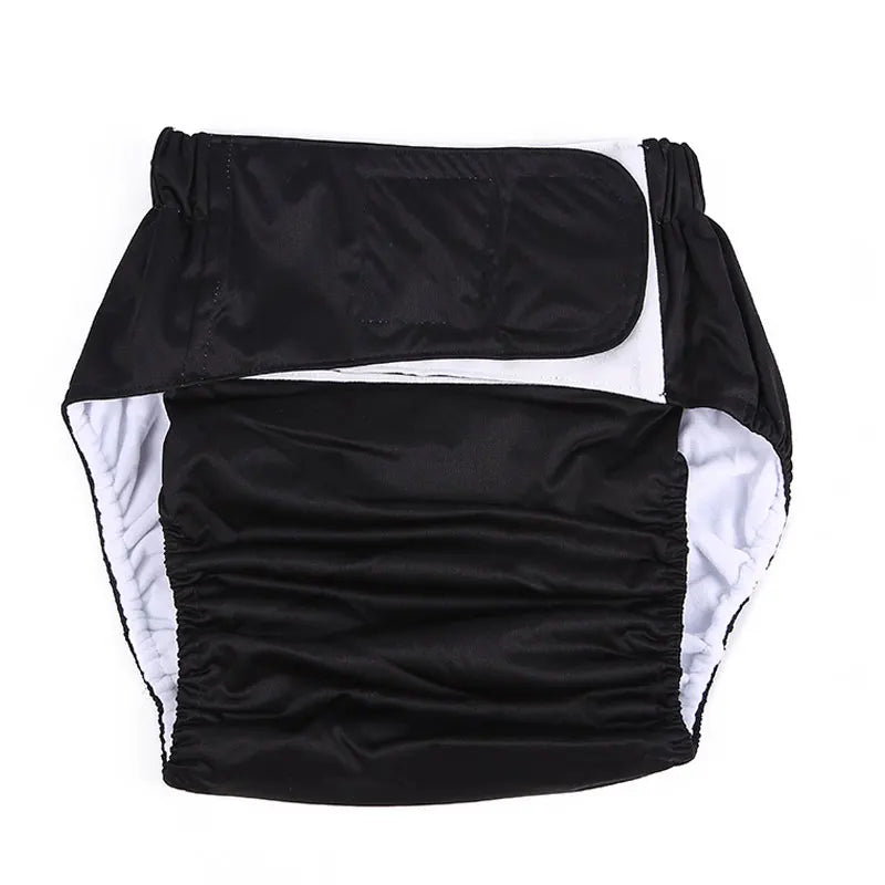 Reusable Adult Diapers, Large Size, Washable Cloth Diaper for Patients, Elderly Men and Women, Incontinence Pants, 1 Pc