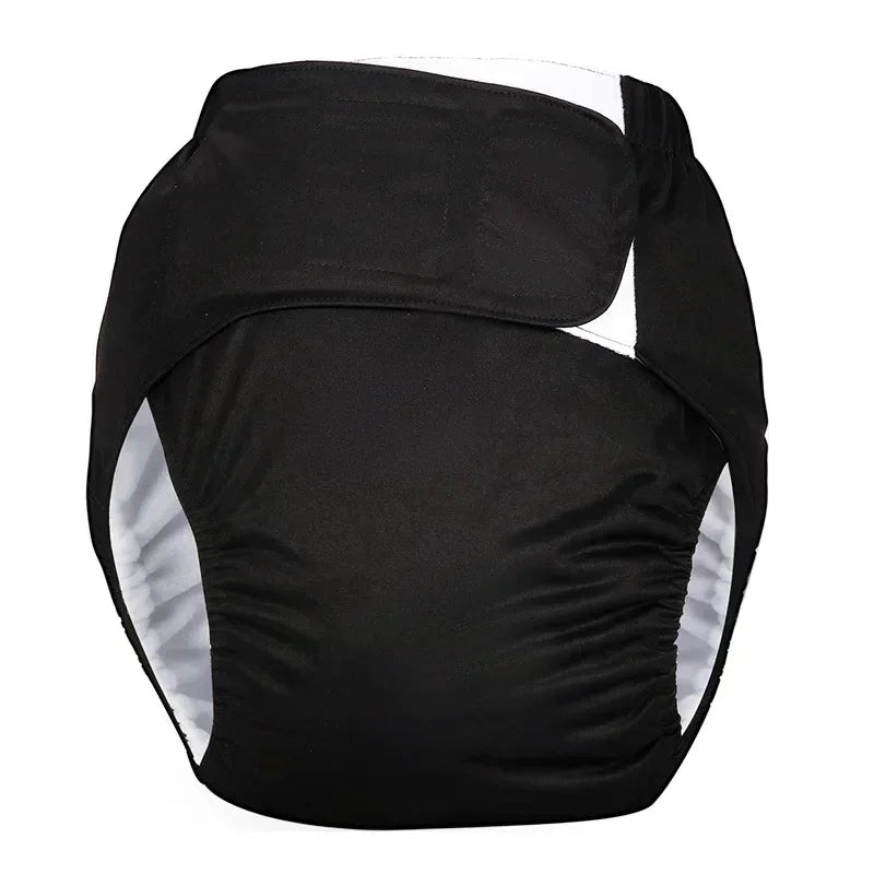 1PC Reusable Adult Diapers Large Size Washable Cloth Diaper for Patients Elderly Men and Women Incontinence Pants