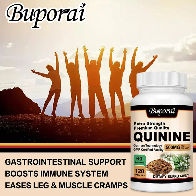 Quinine - Relieves Leg Cramps, Promotes Digestive Health, Made in The USA
