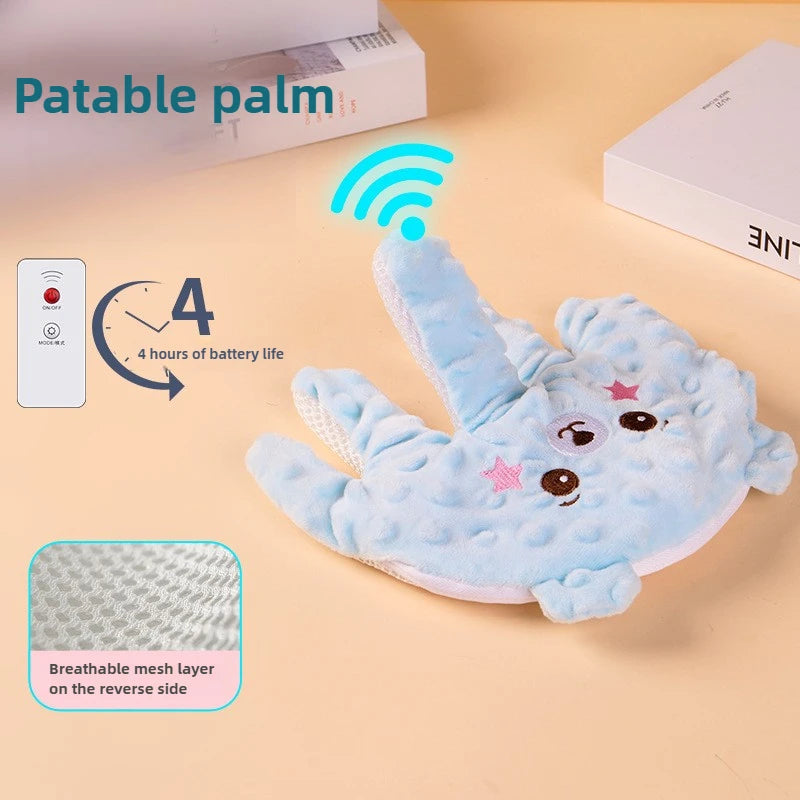Cartoon Bear Baby Sleep Aid Newborn Soothing Pillow Comforting Hand Detachable with Remote for Comfortable Newborns Sleeping