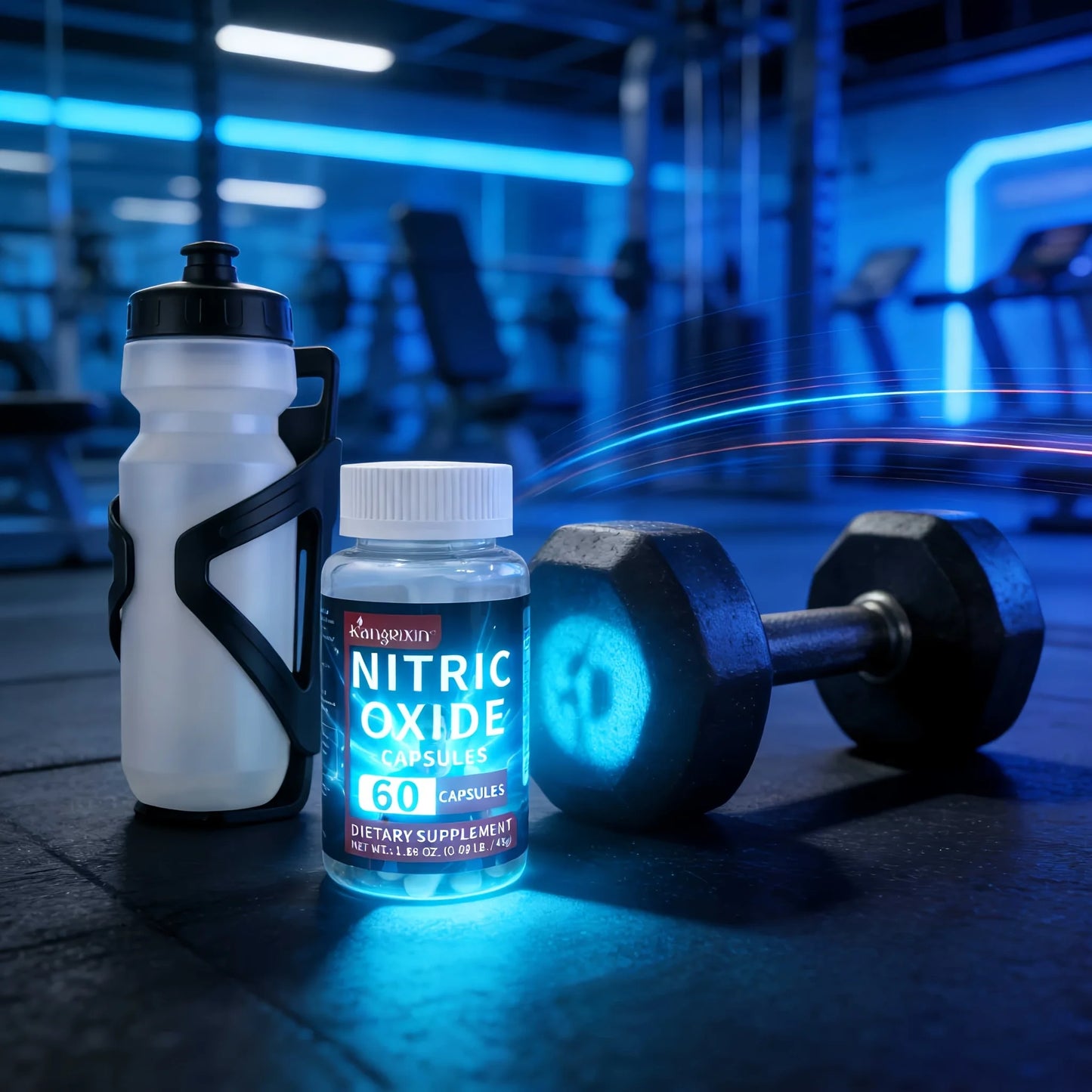 Nitric Oxide Booster Capsules with L-Arginine & L-Citrulline - Supports Blood Flow, Energy, Endurance & Muscle Pumps, 120 Count