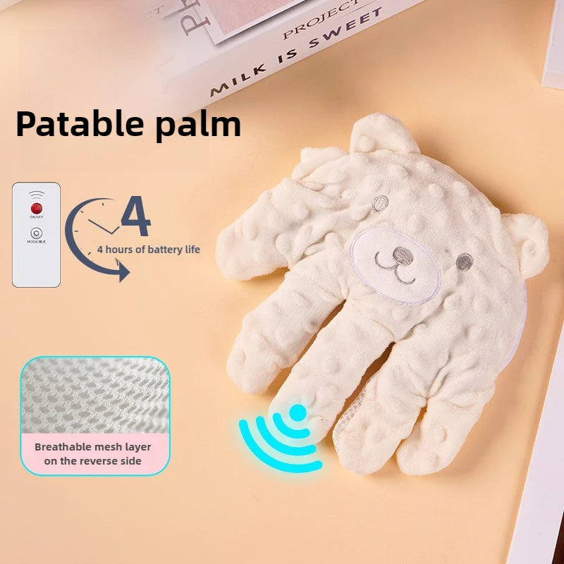 Cartoon Bear Baby Sleep Aid Newborn Soothing Pillow Comforting Hand Detachable with Remote for Comfortable Newborns Sleeping
