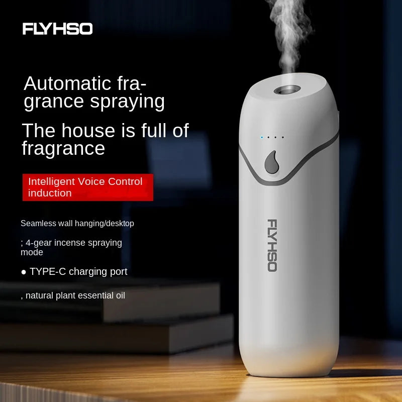 Waterless Essential Oil Diffuser Bottle Type Automatic Aroma Diffuser USB Rechargeable 4 Gears
