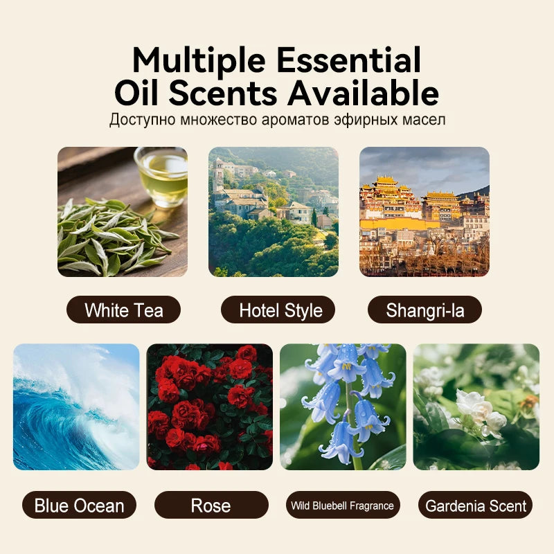 260ML Long-Lasting Aromatherapy Essential Oil Refill Versatile Fragrance for Humidifiers Car Fresheners Home Use