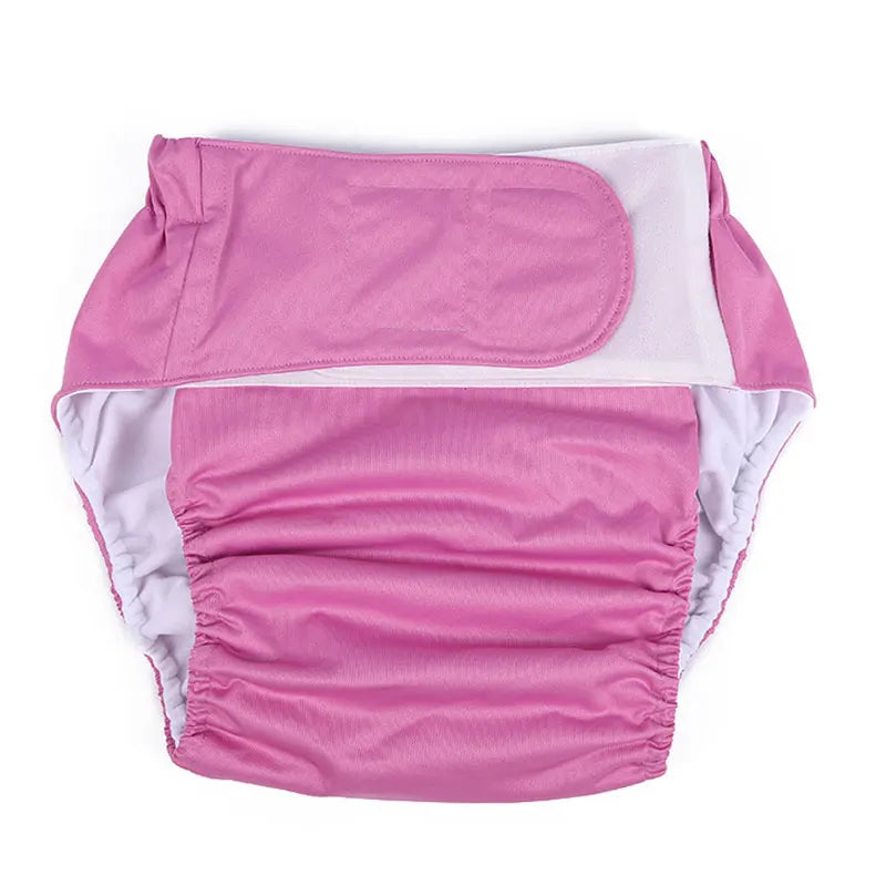 Reusable Adult Diapers, Large Size, Washable Cloth Diaper for Patients, Elderly Men and Women, Incontinence Pants, 1 Pc