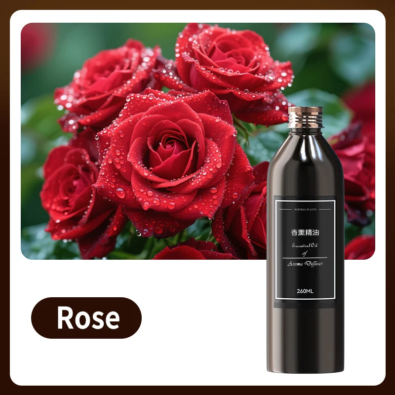 260ML Long-Lasting Aromatherapy Essential Oil Refill Versatile Fragrance for Humidifiers Car Fresheners Home Use