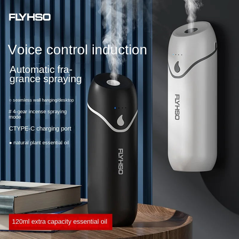 Waterless Essential Oil Diffuser Bottle Type Automatic Aroma Diffuser USB Rechargeable 4 Gears
