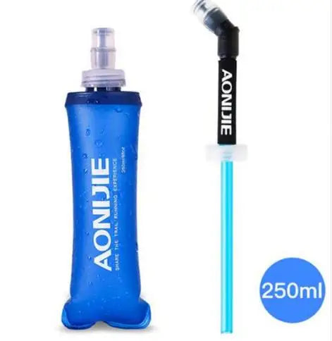 AONIJIE 170ml 200ml 250ml 500mml 350ml 600ml Running Sport Bicycle Soft Water Bottle Folding TPU Soft Flask Water Bag Cup