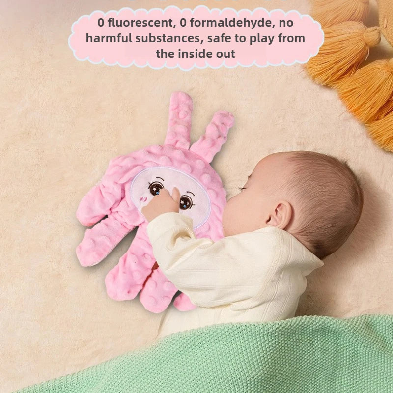 Cartoon Bear Baby Sleep Aid Newborn Soothing Pillow Comforting Hand Detachable with Remote for Comfortable Newborns Sleeping