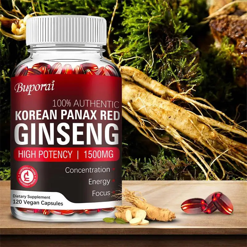 Korean Red Panax Ginseng - Energy, Endurance, Vitality, Performance, Immune Support