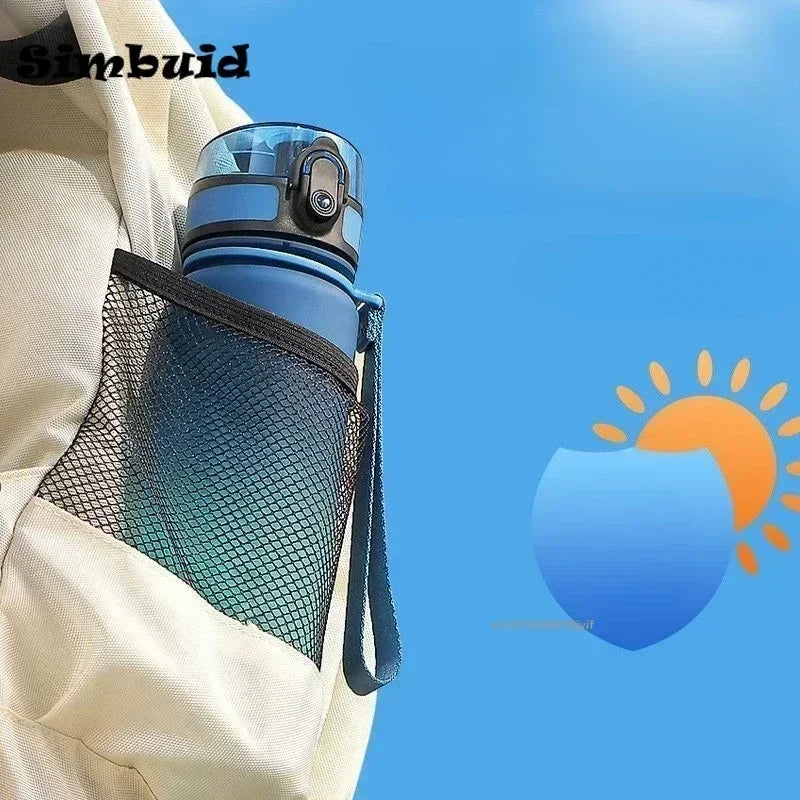 500ML/650ML/1000ML Sports Water Bottle Leak Proof Colorful Plastic Cup Drinking Outdoor Travel Portable Gym Fitness Jugs