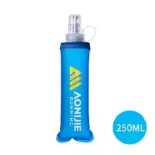 AONIJIE 170ml 200ml 250ml 500mml 350ml 600ml Running Sport Bicycle Soft Water Bottle Folding TPU Soft Flask Water Bag Cup