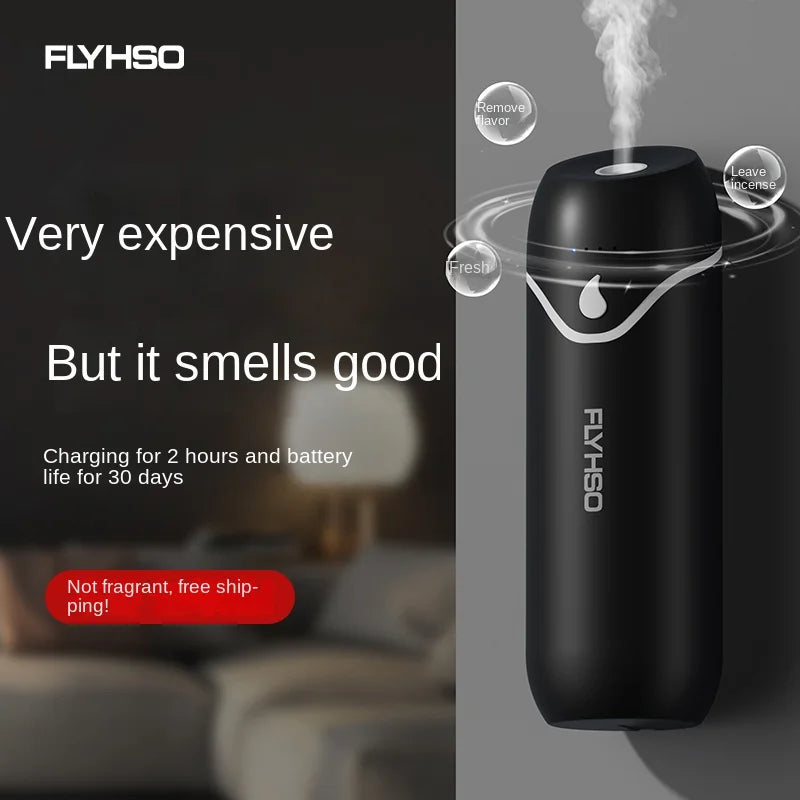 Waterless Essential Oil Diffuser Bottle Type Automatic Aroma Diffuser USB Rechargeable 4 Gears